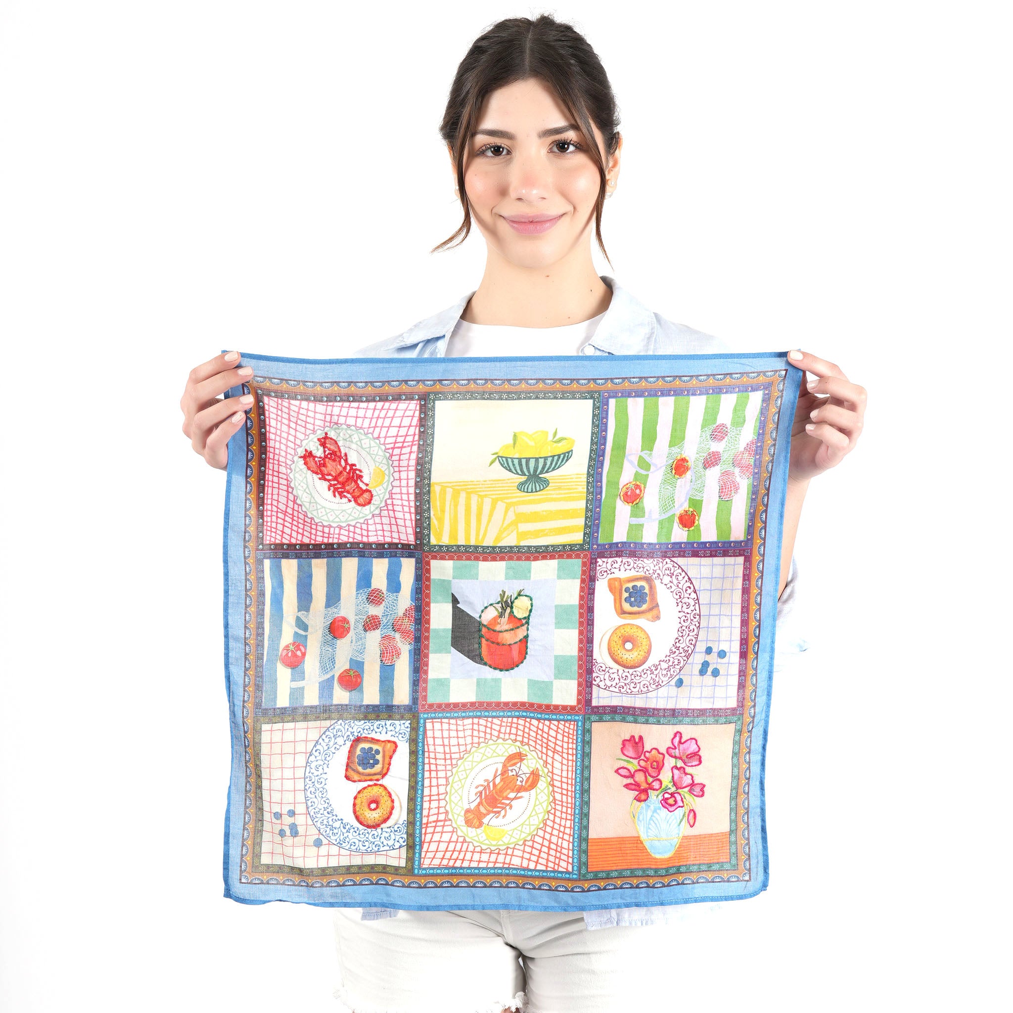 Bistro Table Bandana - Blue