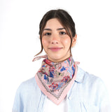 Palm Serenade Bandana - Dusty Pink