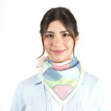 Prism Flower Bandana - Pink