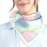 Prism Flower Bandana - Pink