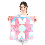 Prism Flower Bandana - Red