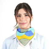 Prism Flower Bandana - Sage Green
