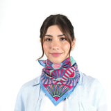 Sunburst Geometry Bandana - Blue