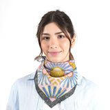 Sunburst Geometry Bandana - Pink