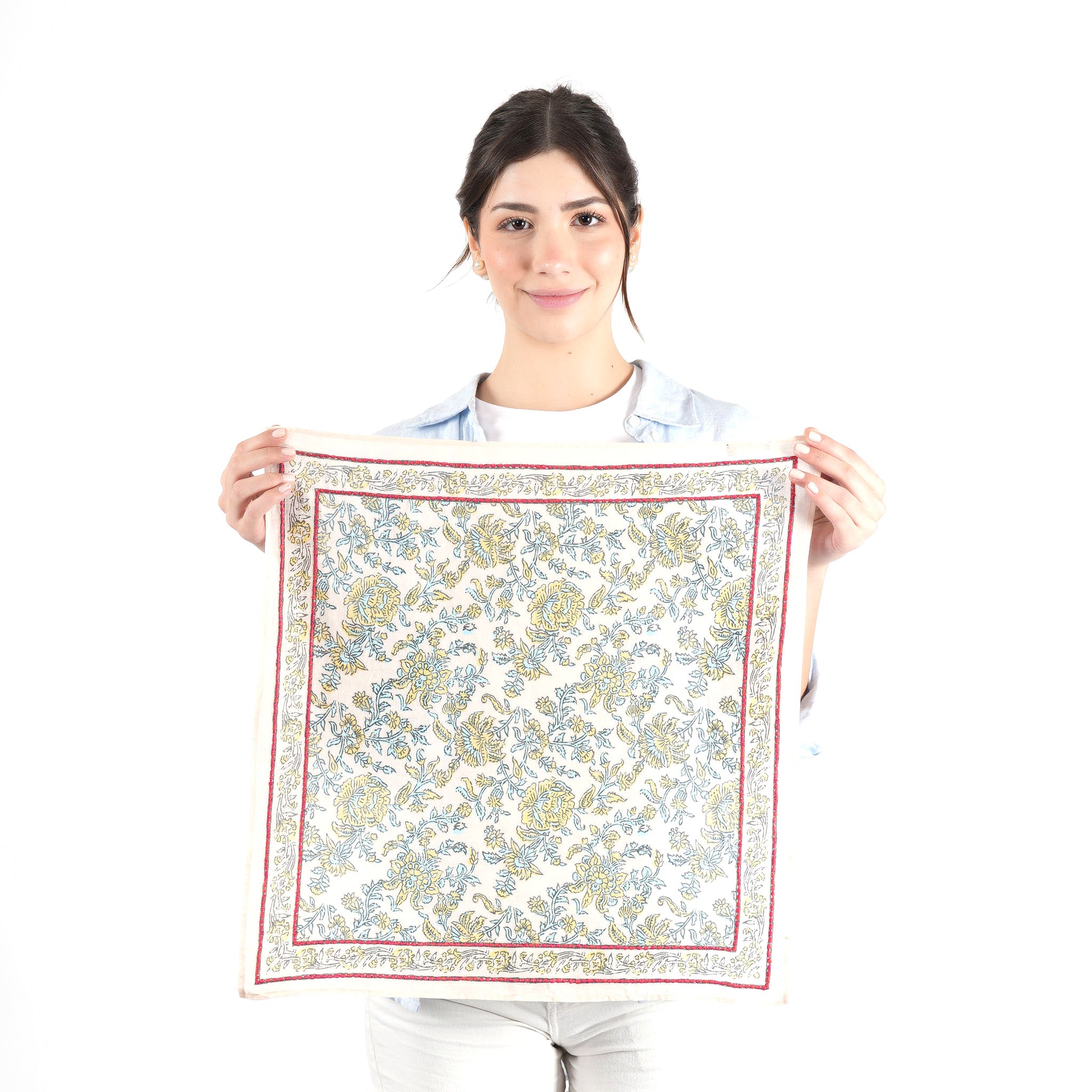 Golden Meadow Bandana - Beige
