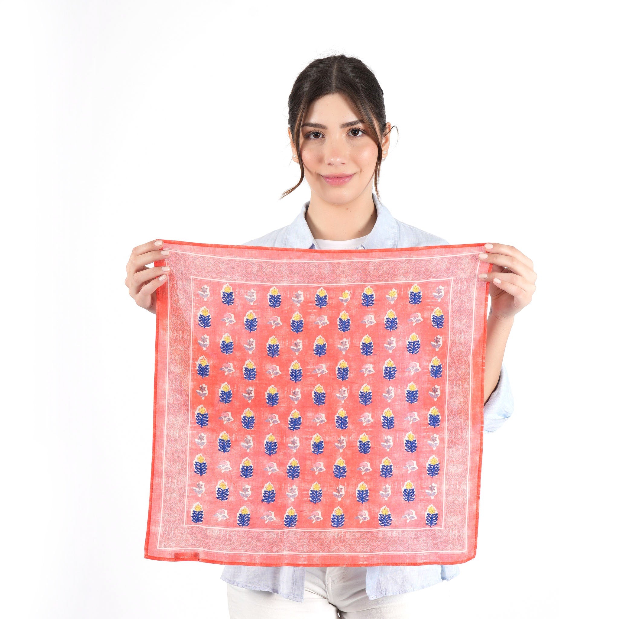 Enchanted Bloom Bandana - Red