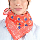 Enchanted Bloom Bandana - Red