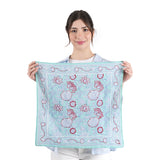 Blooming Peonies Bandana - Light Green