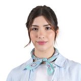 Blooming Peonies Bandana - Light Green