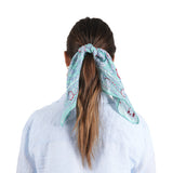 Blooming Peonies Bandana - Light Green