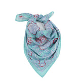 Blooming Peonies Bandana - Light Green