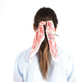 Blooming Peonies Bandana - Red