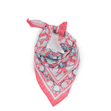Blooming Peonies Bandana - Rouge Red