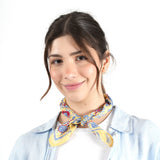 Blooming Peonies Bandana - Sunlight