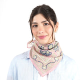 Blooming Peonies Bandana - Wild Rose