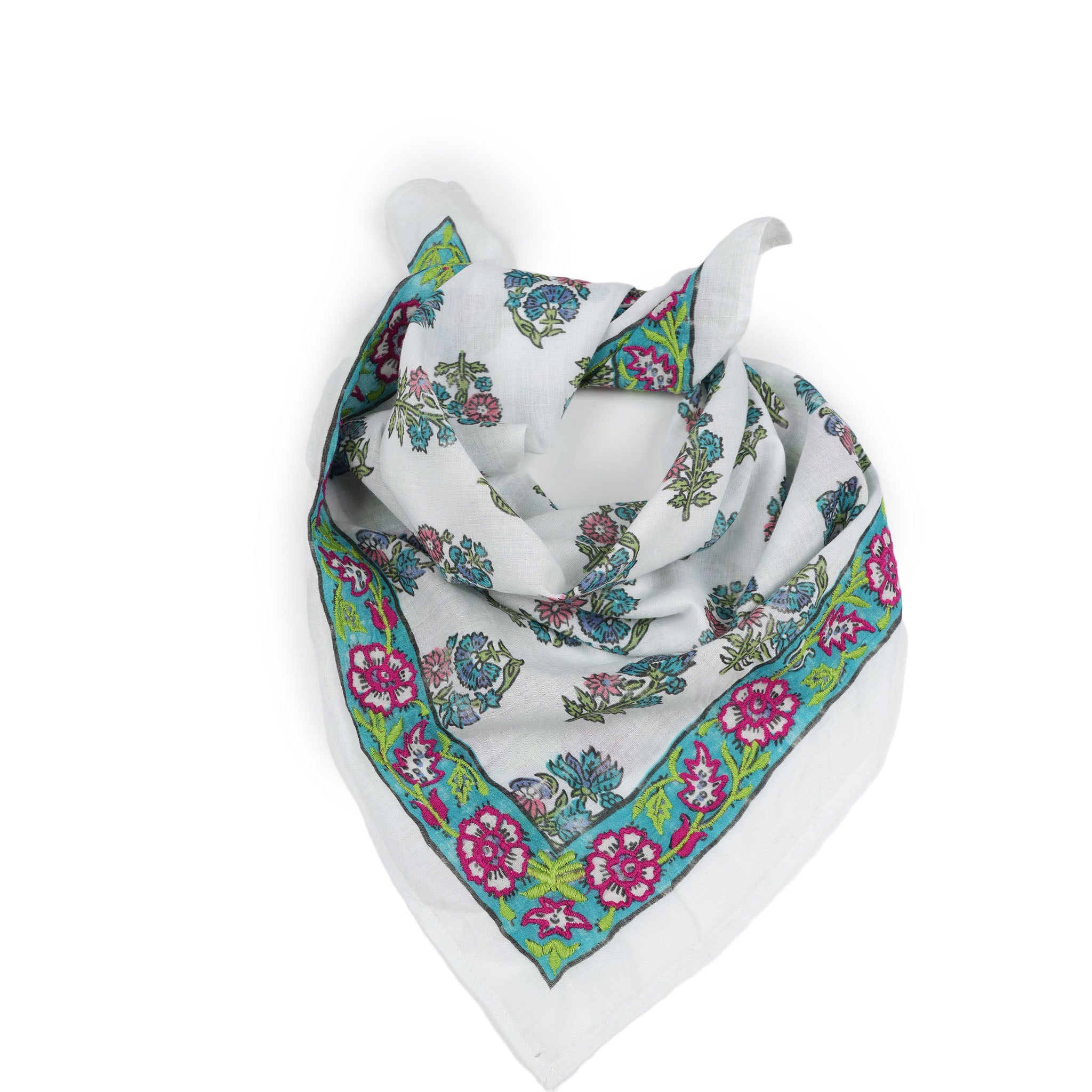 Country Bloom Bandana - Ivory