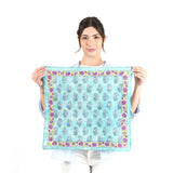 Country Bloom Bandana - Turquoise