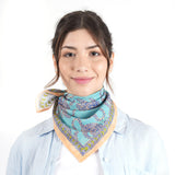 Tropical Wildcat Bandana - Blue