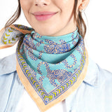 Tropical Wildcat Bandana - Blue
