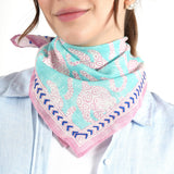 Tropical Wildcat Bandana - Teal