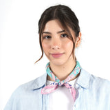 Tropical Wildcat Bandana - Teal