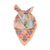 Garden Veil Bandana - Creamy Orange