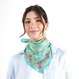 Garden Veil Bandana - Teal