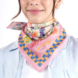 Bloom with Grace and Love Bandana - Pink