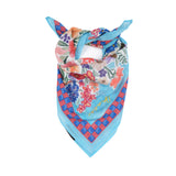 Bloom with Grace and Love Bandana - Sky Blue