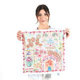 Spring Scatter Bandana - Orange