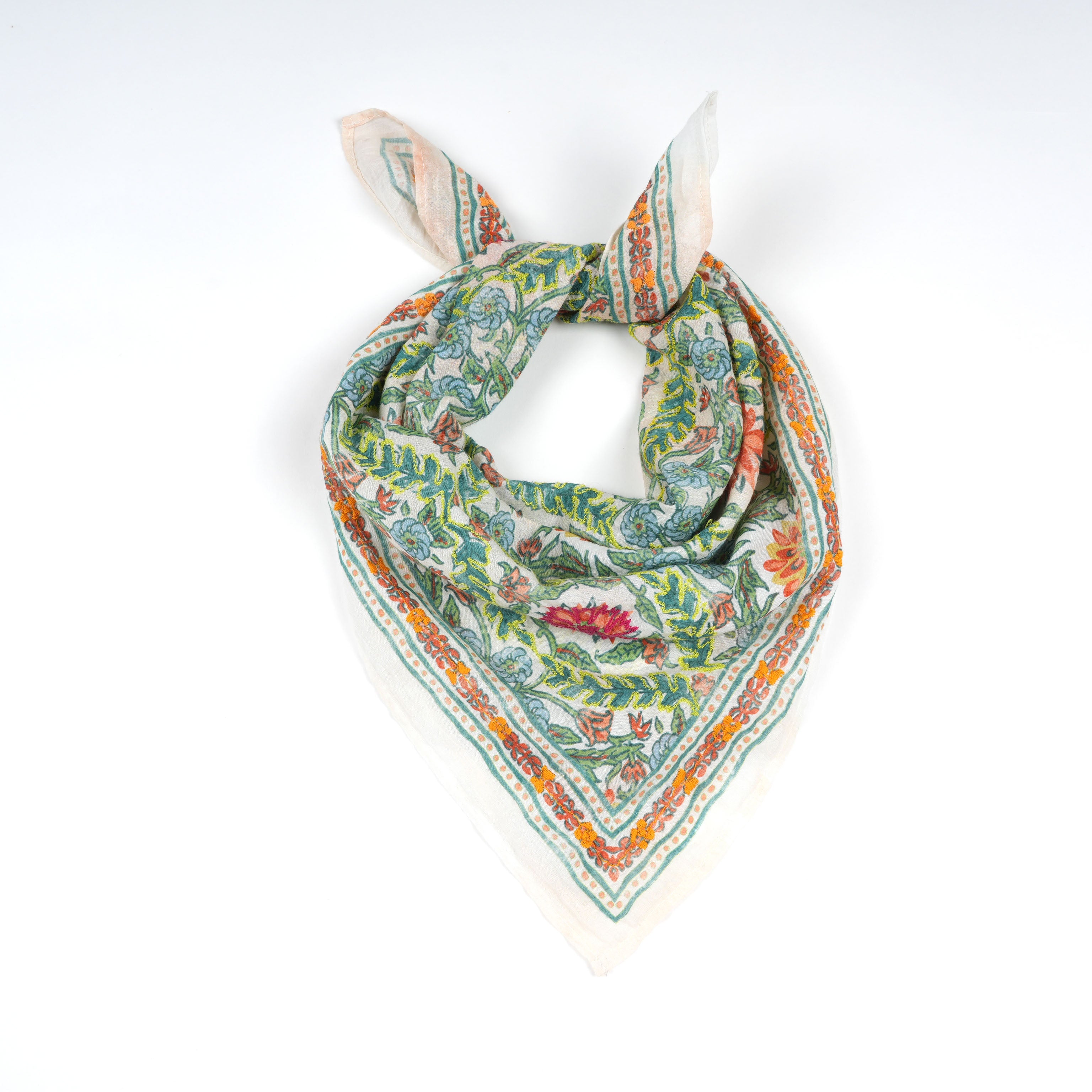 Artisan Vine Bandana - Green