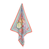 Curated Curiosities Square Scarf - Red