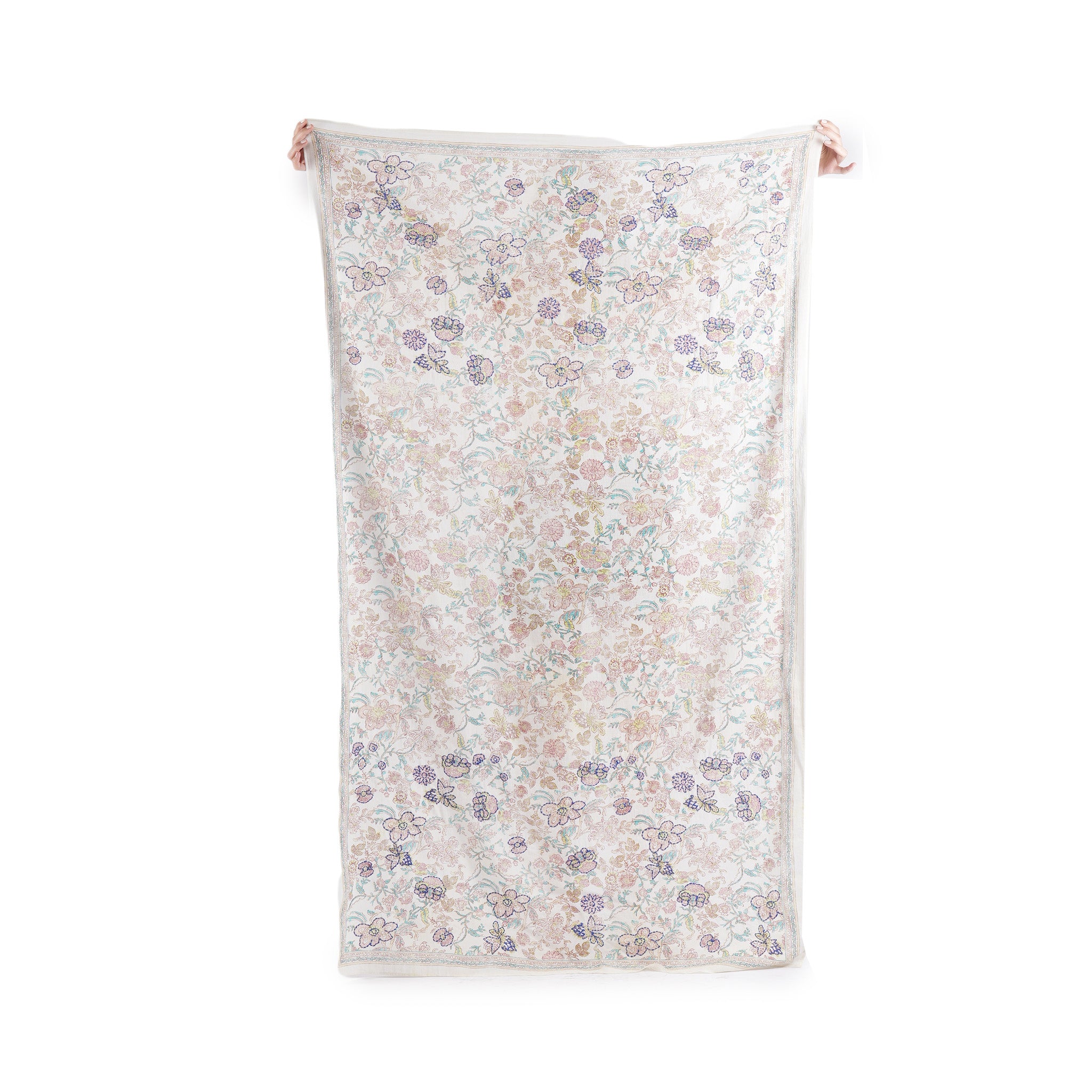Blossom Reverie Scarf - Teal
