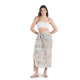 Blossom Reverie Scarf - Teal