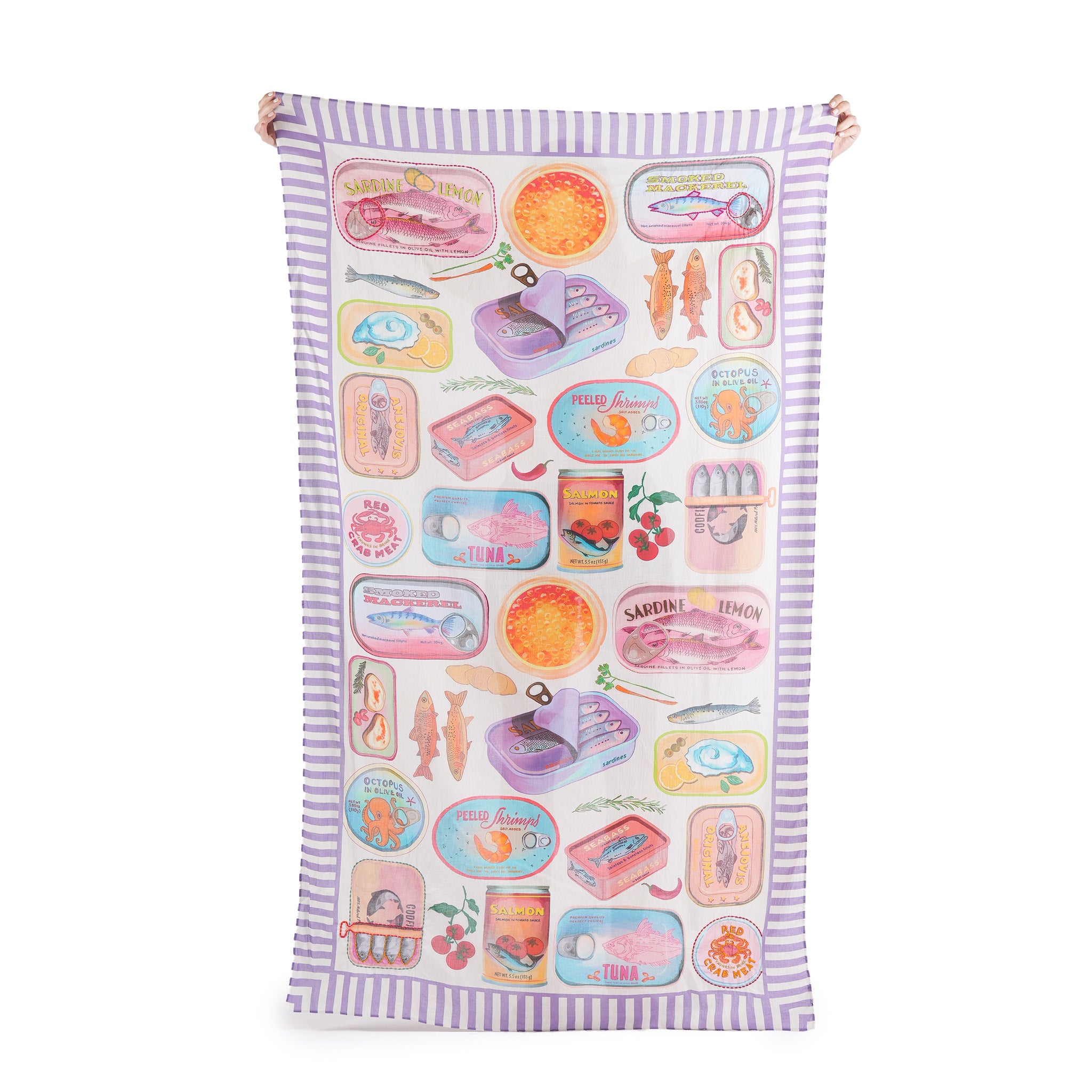 Tinned Treasures Scarf- Purple