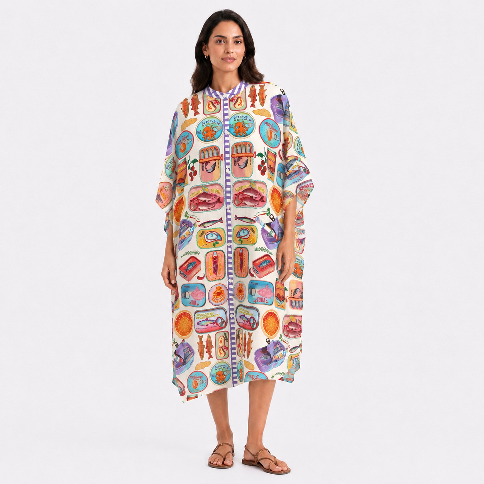 Tinned Treasures Caftan- Purple