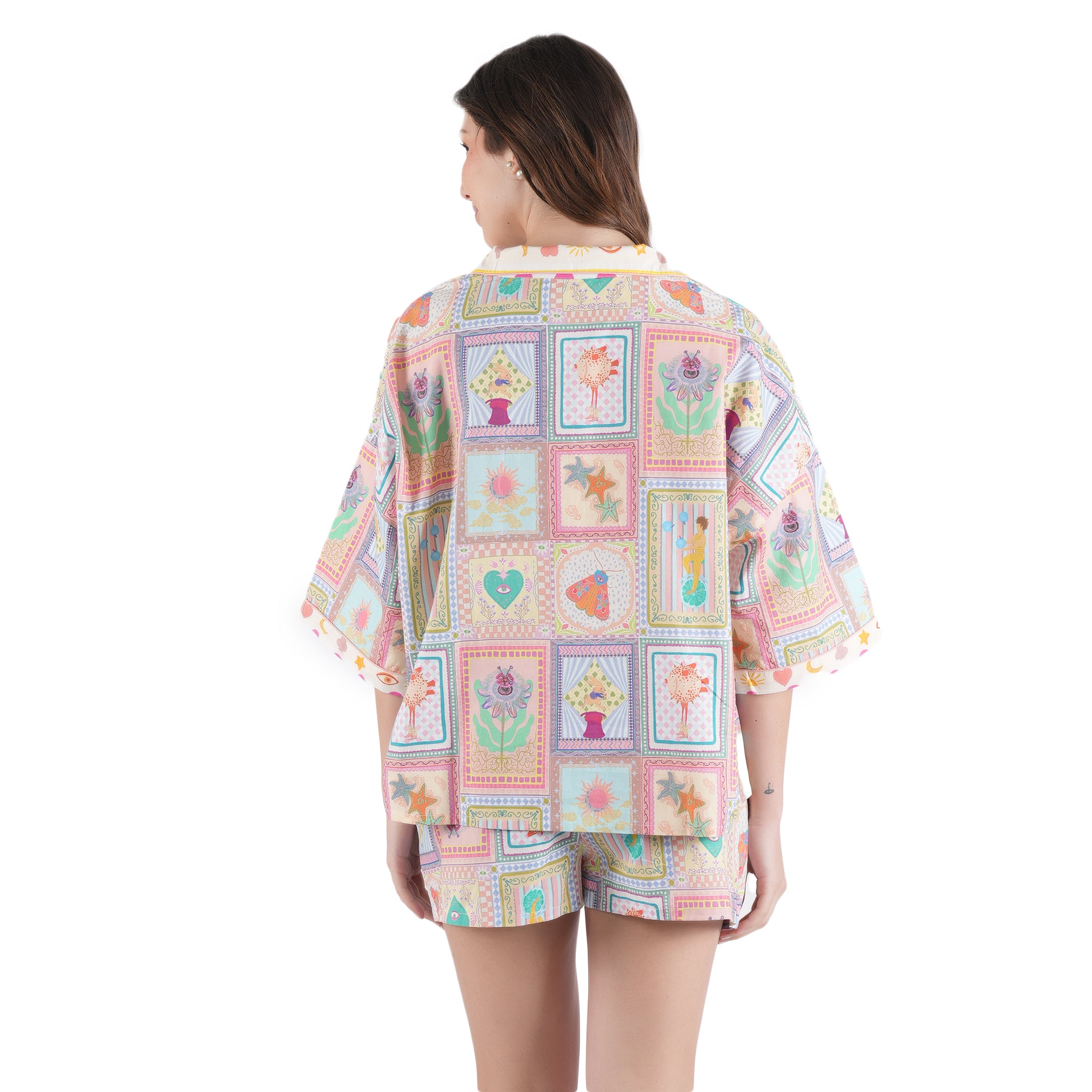 Mirabilia Storyboard Nightwear Pajamas - Peachy