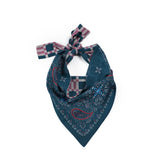 Paisley Reversible Hair Scarf - Aegen Blue