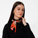 Dinara Mirtalipova Anemone’s Charm Bandana in Orange