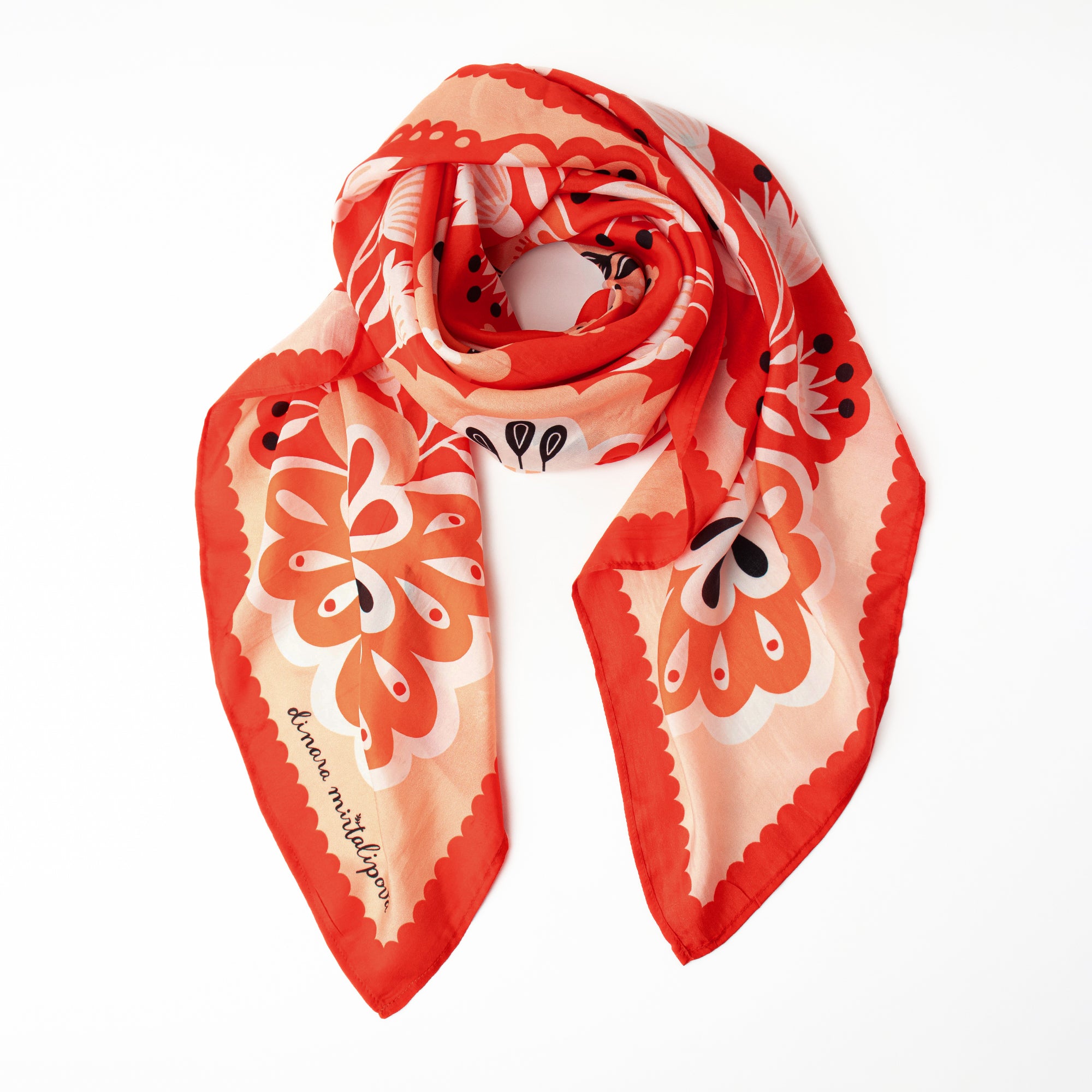 Dinara Mirtalipova Golden Iris Scarf