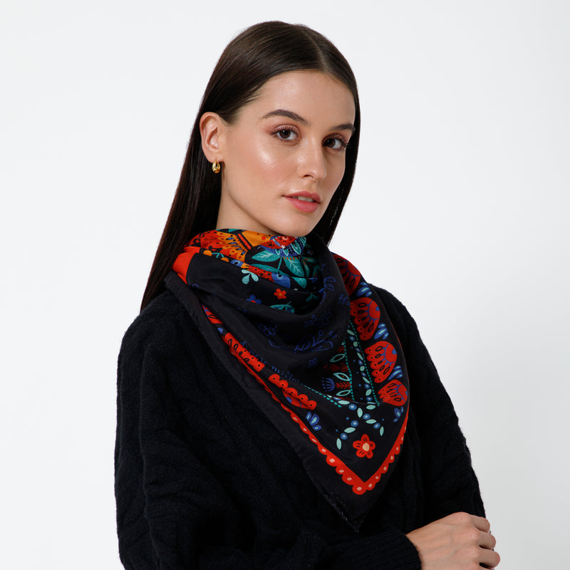 Dinara Mirtalipova Doll Silk Scarf