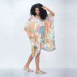 AMAZON FOREST CAFTAN - BEIGE