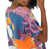 Abstract Cotton Top - Purple