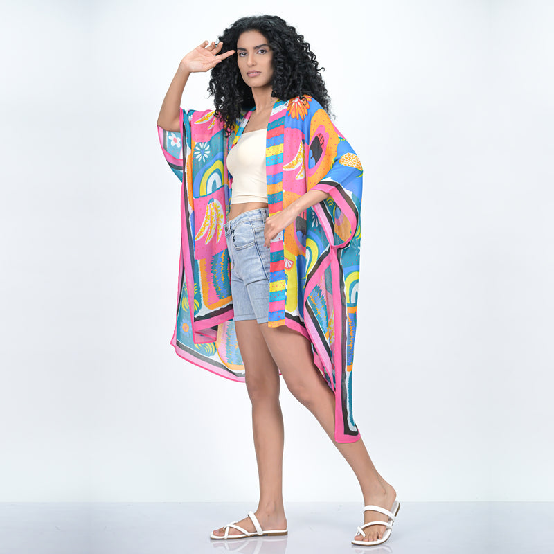 BE THE EXCEPTION KIMONO - PINK