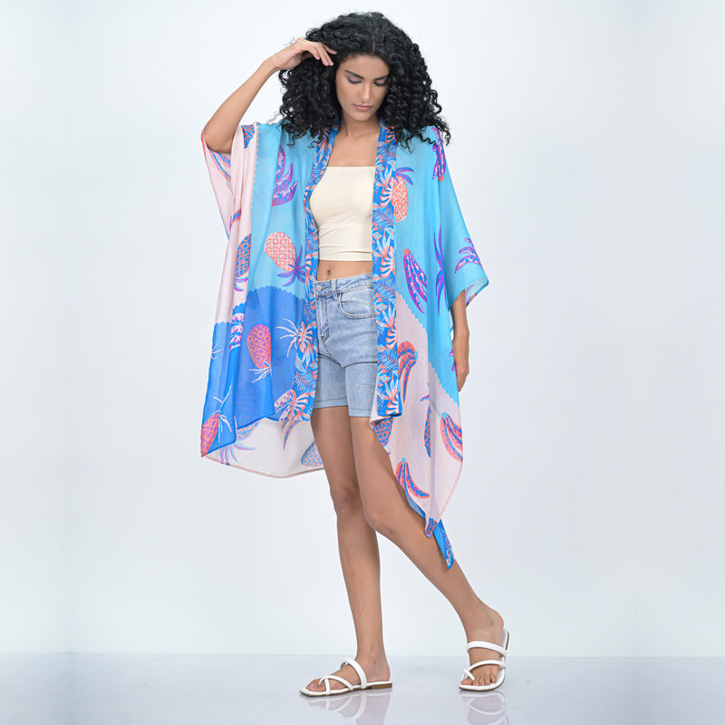 BE THE EXCEPTION KIMONO - BLUE