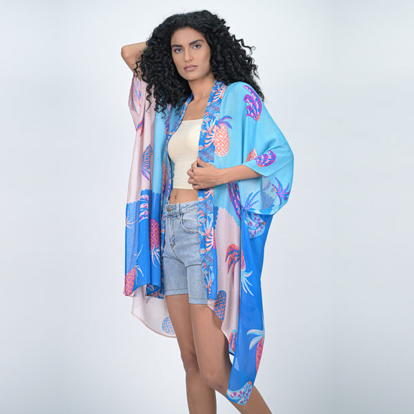 BE THE EXCEPTION KIMONO - BLUE