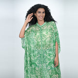 BINARY LEAFLET CAFTAN - GREEN