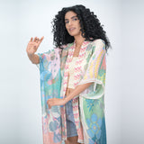 BOTANICAL BLOOM KIMONO - PEACH