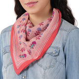 Chasing Petals Cotton Bandana - Rose Quartz