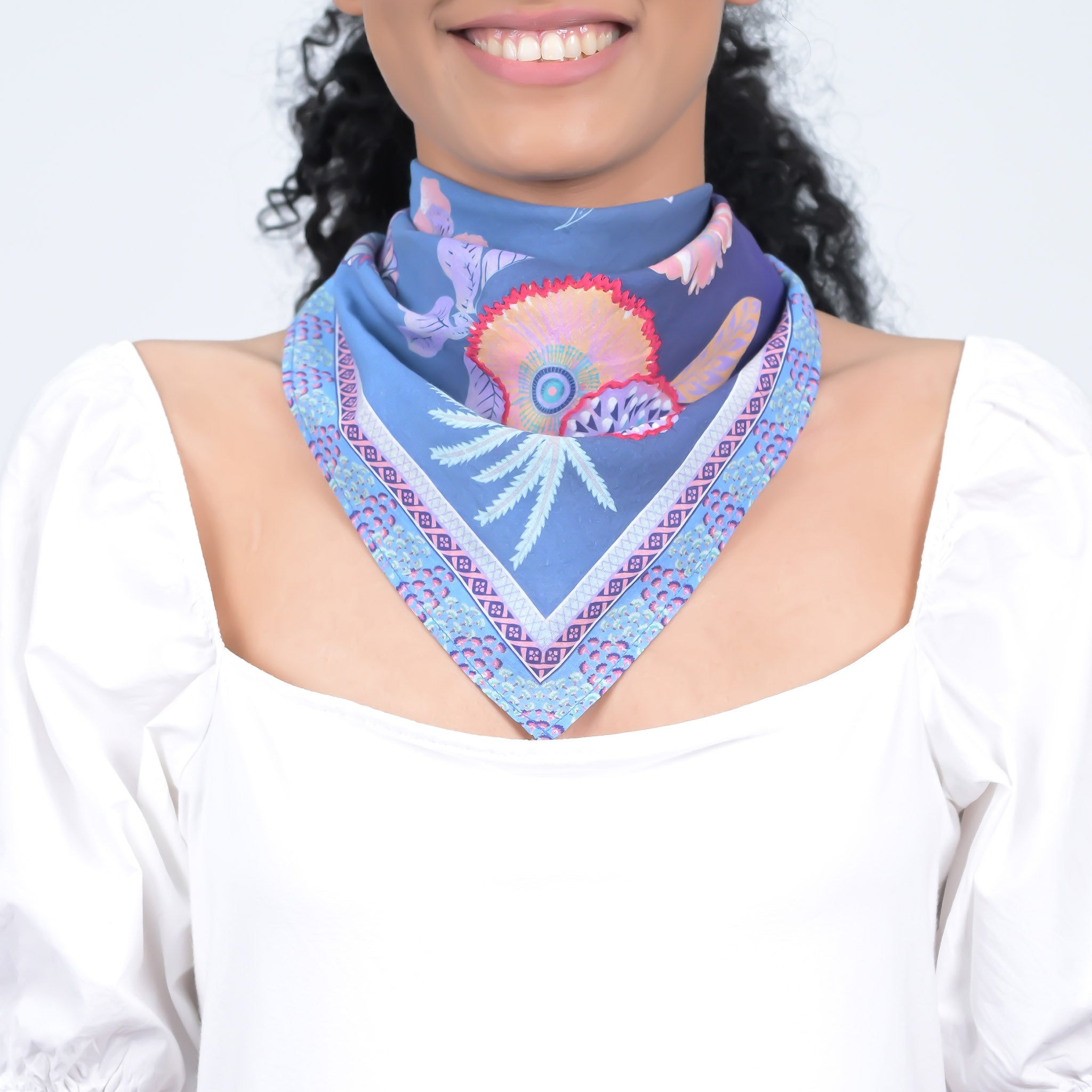 EQUATORIAL BANDANA - BLUE